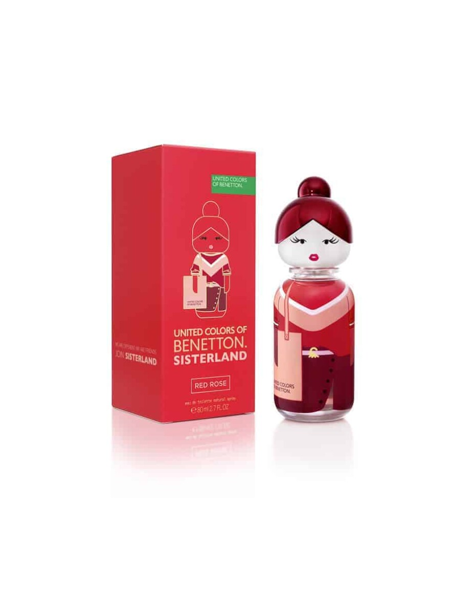 United colors of benetton sisterland red rose Eau de toilette 80 ML